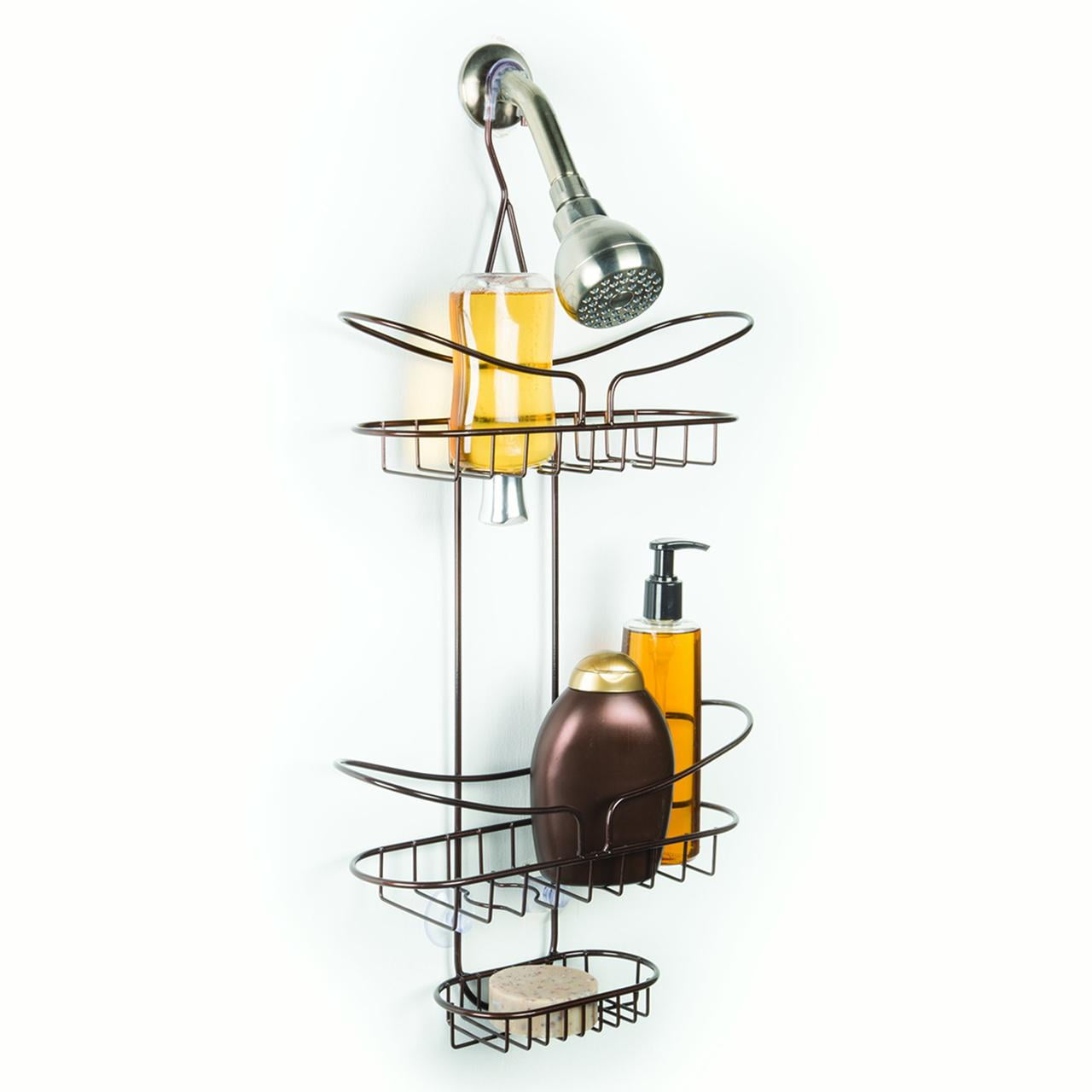 Richards Homewares Flip & Store Hamilton Bronze Shower Caddy Wire