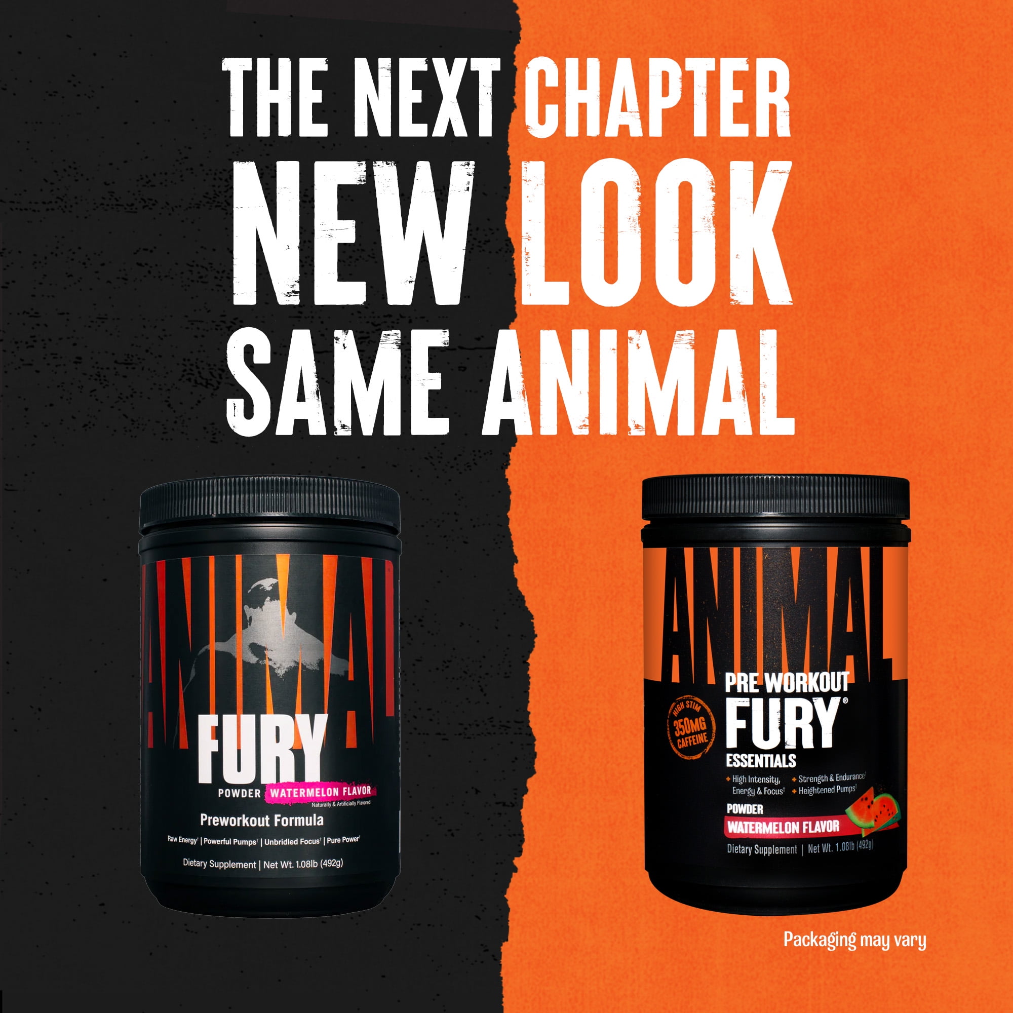 Animal Fury, Pre Workout Powder Supplement for Energy and Focus, watermelon, 30 Servings