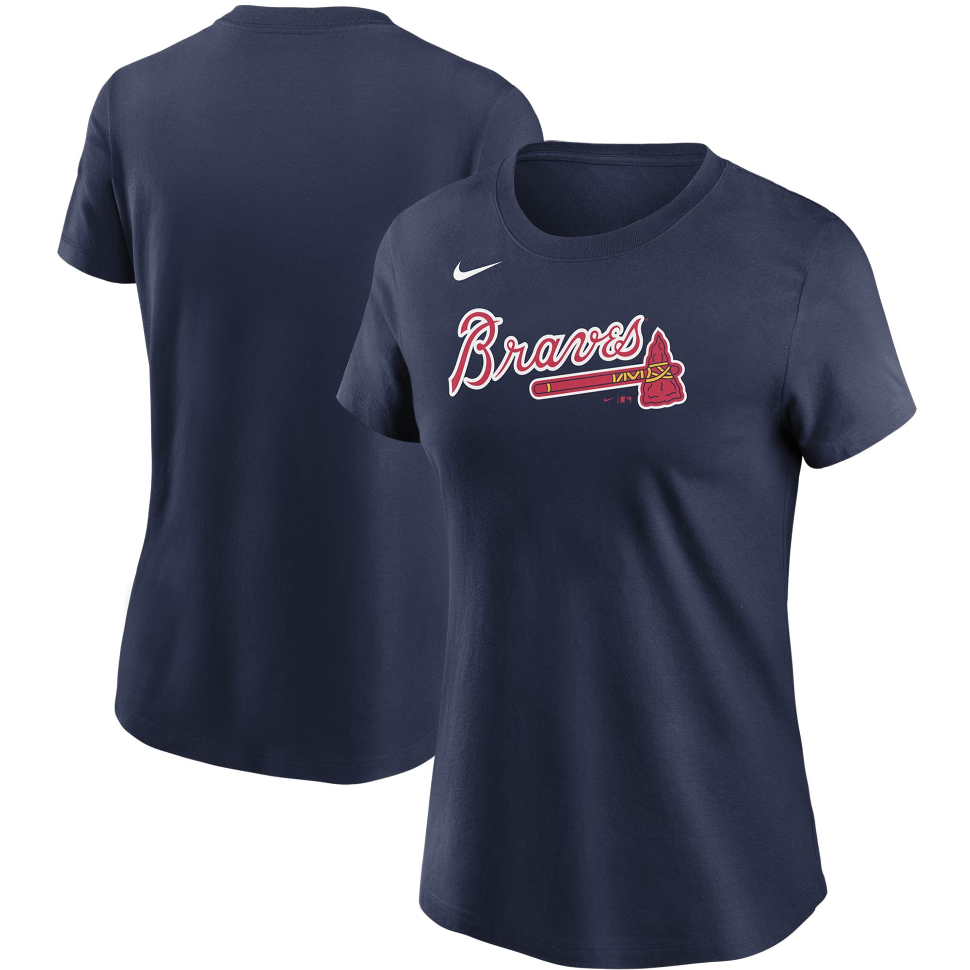 Nike Navy Atlanta Braves Wordmark 