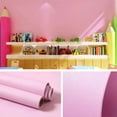 thumbnail image 4 of Solid Color Stickers Self-adhesive Waterproof PVC Bedroom Dormitory Wardrobe Wall Renovation Wallpaper DIY Home Decor, 4 of 10