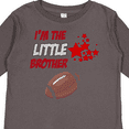 thumbnail image 4 of Inktastic I'm the Little brother football Boys Long Sleeve Toddler T-Shirt, 4 of 5