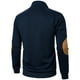 thumbnail image 5 of pstuiky Camisas de invierno de manga larga para hombre, Suéter de hombre con botones, color liso, cuello alto, mangas largas y cuadrados pequeños camisetas de hombre l, 5 of 5