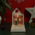 thumbnail image 3 of AJKSFHIU Christmas Village Houses,Vintage Christmas Ornaments,Christmas Miniatures Figurines,Christmas Decoration Santa Claus Nightlight,Christmas Small House Decoration Luminous Christmas Gift, 3 of 6