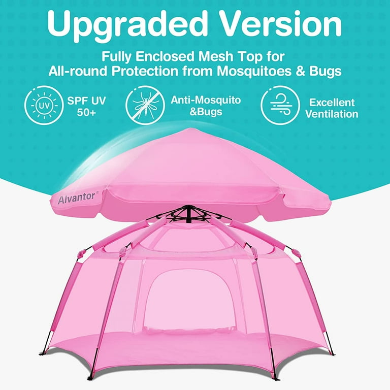 Eighteentek Baby Portable Playpen Kids Play Yard Pop Up Playpen