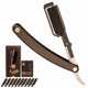 thumbnail image 1 of Better Barber Maquinillas de afeitar patentadas de borde recto para hombres, maquinilla de afeitar para barba con 10+1 cabezales de cuchilla desechables, fáciles de usar y reemplazar cuchillas de afei, 1 of 5