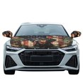 thumbnail image 2 of Yuyamidu 3 Pack Dachshund Car Side View Mirror Cover USA Flag Car Hood Cover Camo Hunting Auto Hood Protector for Cars Sedans Side Mirror Wrap Auto Decorative Accessories, 4th of July, 2 of 7