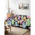 thumbnail image 3 of Easter Eggs Sofa Covers for 2-3 Cushion Couch L-Shaped Sectional, Cute Colorful Farmhouse Love Black Washable Sofa Covers Slipcover for Living Room Furniture, Couch Cover Blanket 71"x134", 3 of 9
