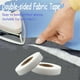 thumbnail image 4 of Rollo de cinta adhesiva de tela de doble cara | Adhesivo resistente para costura y manualidades | Cinta termoadhesiva para dobladillos para ropa y proyectos de bricolaje | 1 rollo de cinta adhesiva, 4 of 8