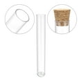 thumbnail image 3 of Unique Bargains 20x153mm Tubes à Essai en Plastique à Base Ronde avec Bouchons en Liège 20 Pack, 3 of 5