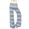 thumbnail image 3 of White Mark Women's Chevron Printed Palazzo Pants, 3 of 3