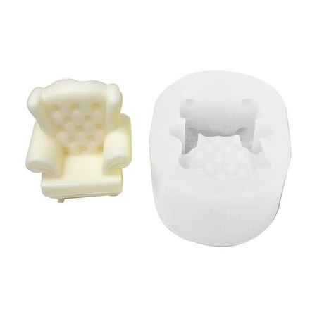 

3D Sofa Candle Silicone Mold DIY Handmade Craft Chocolate Candy Birthday Gift