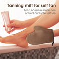 thumbnail image 4 of Mitt Applicator, Self Tanner Gloves 3D Design Ultra Soft Self Tanner Mitt Applicator Face Tanning Mitts Back Lotion Applicators (Brown), 4 of 5