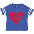 thumbnail image 3 of Inktastic All You Need is Love Red Heart Shape Boys or Girls Toddler T-Shirt, 3 of 5