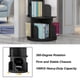 thumbnail image 4 of 4 niveles 360-degree rotating stackable de madera estante tower: waterproof, narrow book organizer para para niños' dormitorio o cuarto de estudio (negra), 4 of 7