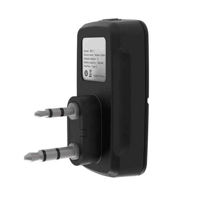Walkie-Talkie Escritor de frecuencia de puerto K, carga inalámbrica portátil tipo C, compatibilidad múltiple Ehuebsd Para estrenar