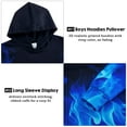 thumbnail image 5 of Aideaone Boys Hoodies for Kids 3D Printed Hooded Sweatshirt with Pockets Long Sleeve Kids Pullover Tops 6-16 Years, 5 of 5