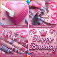thumbnail image 4 of Pink Blue Banner Princess Crown Princess Birthday Backdrop Heart Shape Star Decoration Royal Celebration Background for Birthday Party Princess Celebration Girls' Birthday, 4 of 9