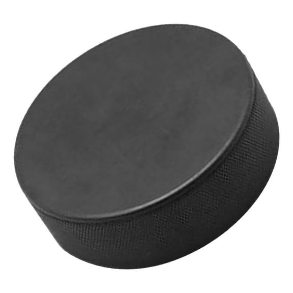 Raindrops Black PU Foam Hockey Puck Realistic Feel for Indoor Outdoor Training