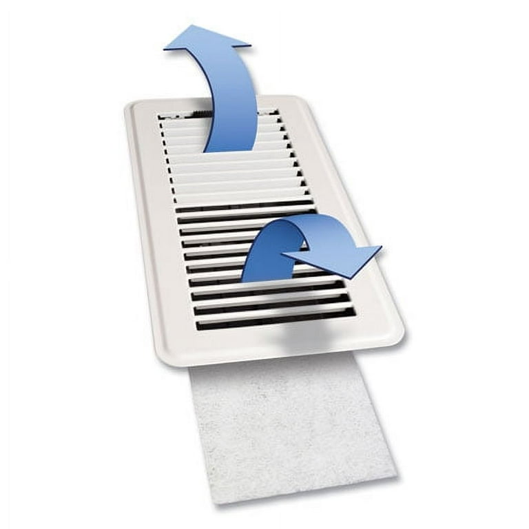 Electrostatic Register Filter, 4 x 12 x 0.1, White, 12/Pack Electrostatic Register Filter, 4 x 12 x 0.1, White, 12/Pack