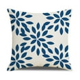 thumbnail image 2 of Pillow Covers 18x18 Set of 4 Modern Decorative Geometric Outdoor Sofa Throw Pillow Cushion Covers Case for Couch Living Room Bedroom Patio Furniture Indoors Home Decor Blue 18"L x 18"W, 2 of 7