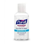 Purell Advanced Hand Sanitizer - Refreshing Gel, Travel Size, Flip Cap Bottle, #1 Brand - 2 FL OZ Bottle (Pack of 24)