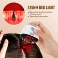 thumbnail image 4 of Scalp Oil Appplicator, Hair Scalp Massager, Essential Oil Delivery with IPX5 Waterproof, 0.17oz Liquid Tank, Red Light & 250mAh Battery Rechargeable for Scalp Relaxation, 4 of 12
