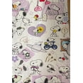 thumbnail image 1 of Exclusiva! Cobija Frazada Ultra Suave Snoopy Collage Blanco, 1 of 1