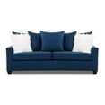 thumbnail image 3 of Luxley Sofa with Accent Pillows in Navy Blue, 3 of 7