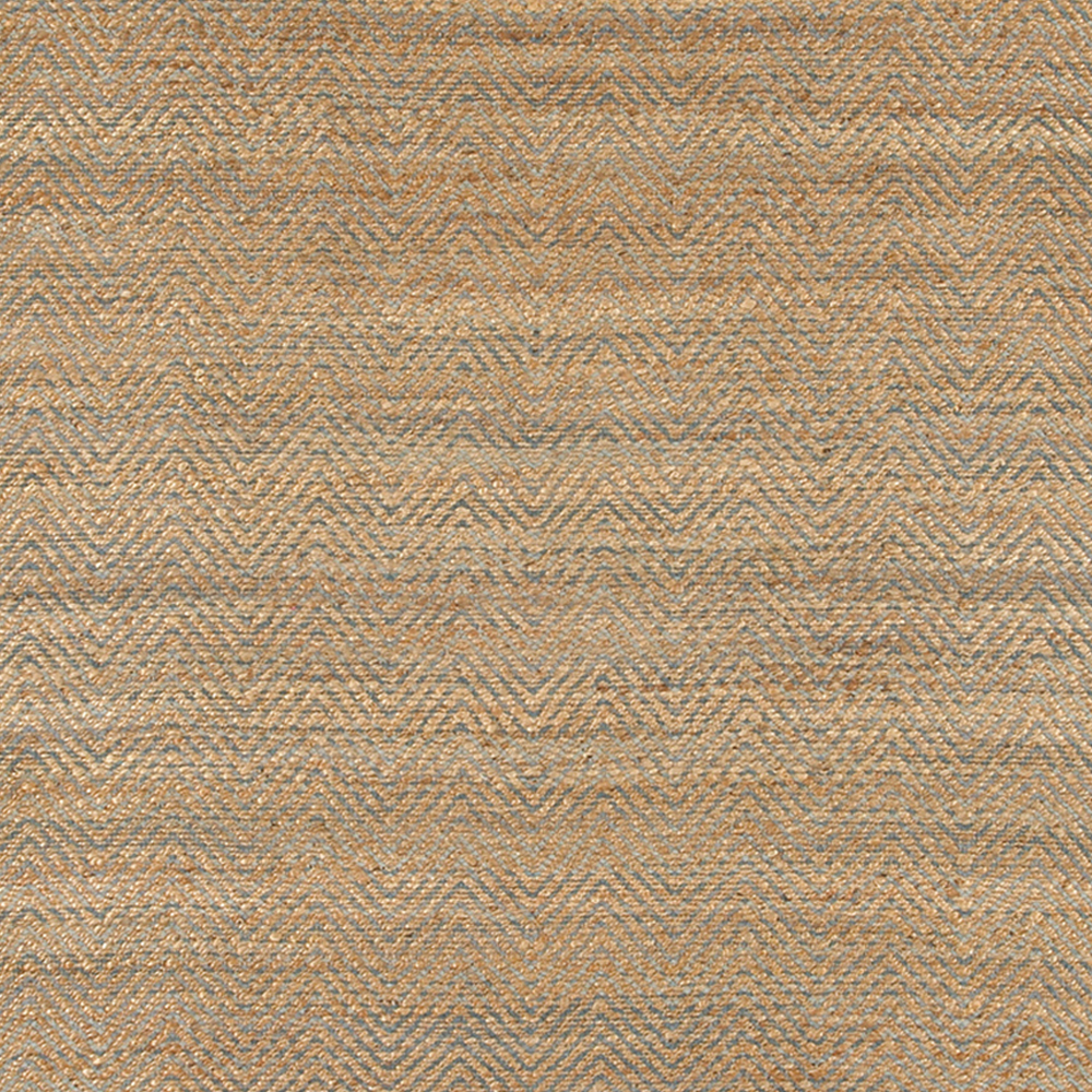 Natural Fiber Gray 8 ft. x 10 ft. Hand Woven / Hand Loomed with Jute & chenille in India Modern Contemporary Geometric Distressed Ikat Rustic Collegiate Chevron Clovis Smokey Waves Indoor Area Rug