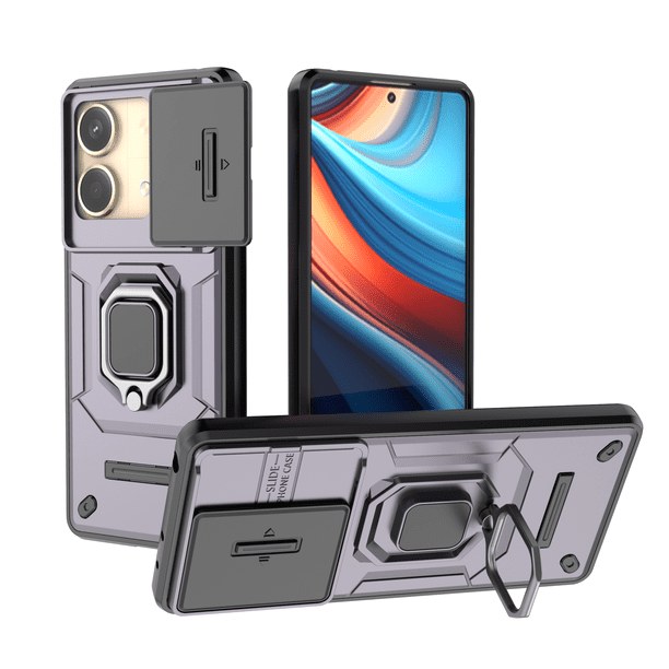 Funda de teléfono para Xiaomi Poco X6 5G Battle Bear Case + Cristal 9D