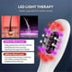 thumbnail image 2 of Electric massage comb vibrating LED blue and red light therapy hair massage scalp brush promotes hai, 2 of 5