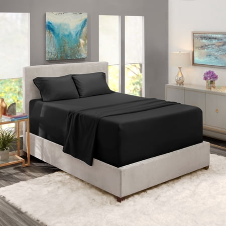 Nestl Extra Deep Pocket Sheet Set Black King