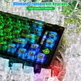 thumbnail image 3 of MAGIC-REFINER MK31 60% Wired Hot Swappable Mechanical Keyboard with Transparent Keycaps, Compact 66 Keys Chroma RGB Backlit Ergonomic Custom Gaming Keyboard Knob Control for PC/MAC (Black), 3 of 8