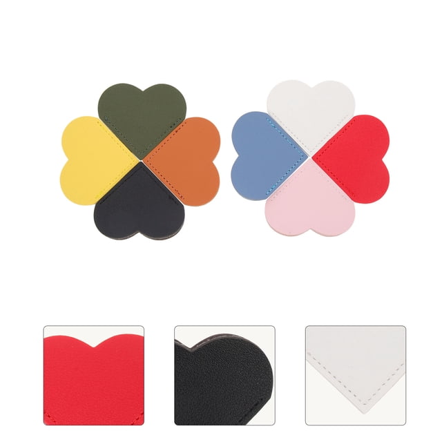 WRITWAA 8Pcs Protective Corner Guards in Assorted Color for Vintage Book Decorations
