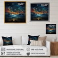 thumbnail image 4 of Designart "Starlit Night With Zodiac Stars" Astrology Floater Framed Wall Art Prints, 4 of 5