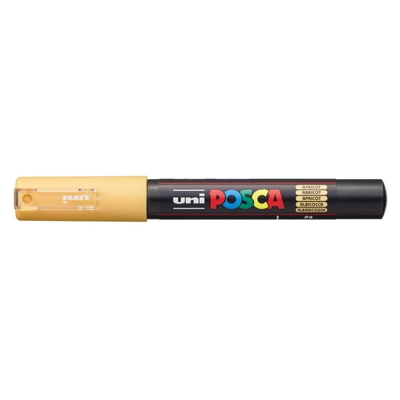 Posca Paint Marker - Apricot, X-Fine, Bullet Tip, 0.7 mm
