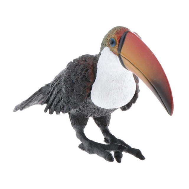 Static Animal Model Action Figure Toy for Kids and for Kids Realistic Animals Adults Large Toucan