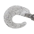 thumbnail image 6 of YUM Grub Soft Plastic 2" Smoke Silver Flake 18 Count, 6 of 6