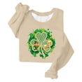 thumbnail image 5 of TaTaai Womens Holiday Graphic Sweatshirt St Patricks Day Long Sleeve Crewneck Loose Fit Casual Pullover Top Luck Theme Gift, 5 of 5