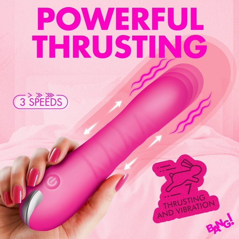 what is the difference between a dildo and a vibrator Automatic Thrusting Dildo G spot Vibrating Sex Machine – Lusty Age main image 0