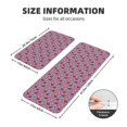 thumbnail image 2 of Honeii Strawberries Print Kitchen Mat [2 PCS] for Floor, Waterproof Non-Slip Rugs, Kitchen Decor,Standing Mat for Floor,Office, Sink, Laundry, 2 of 6