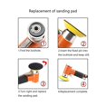 thumbnail image 5 of Mini Random Orbit Air Sander 1"/2"/3" Pneumatic Grinding Machine High Speed Polisher ,Easy to Operate, 5 of 5