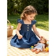 thumbnail image 2 of Happy Town Toddler Girl Summer Dress Ruffle Sleeveless Button Down Dress for Little Girl Dress Summer Beach Casual A-line Sundress, 2 of 8