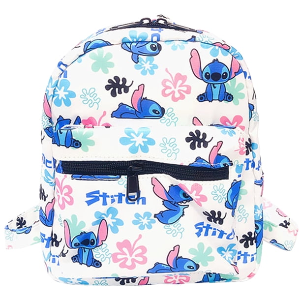 Mochila de dibujos animados unisex, mochila de ocio con estampado de puntada, mochila bonita para niños