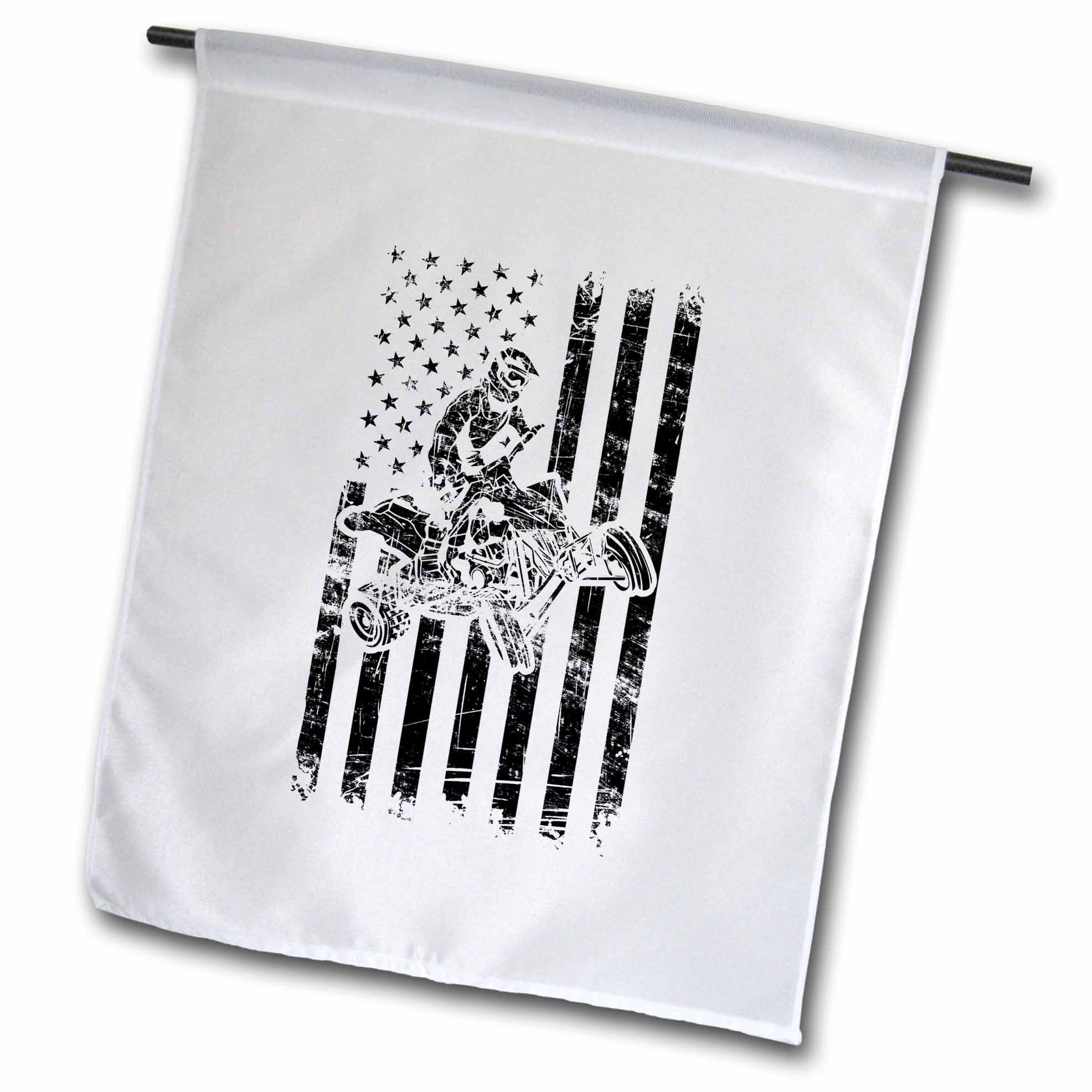 3dRose American Flag cool ATV Four Wheeler Quad Bike Off Roader