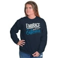 thumbnail image 3 of Embrace Differences Autism Awareness Sweatshirt for Men or Women Brisco Brands S, 3 of 6