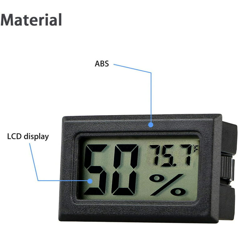 Mini Digital Hygrometer Thermometer Gauge Meters With Lcd Screen