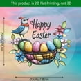 thumbnail image 6 of HongHeng Clearance Under $2.00 Easter Bunny Stained Glass Round Suncatcher, 6 of 9