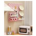 thumbnail image 2 of Miniature Furniture Pegboard Accessories Hook Wall Storage Rack Black, 2 of 5