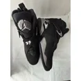 thumbnail image 3 of Ni - ke Ni - ke Air Jordan 8 Retro 'Chrome' Black Silver Sneakers Men's Size 11, 3 of 5